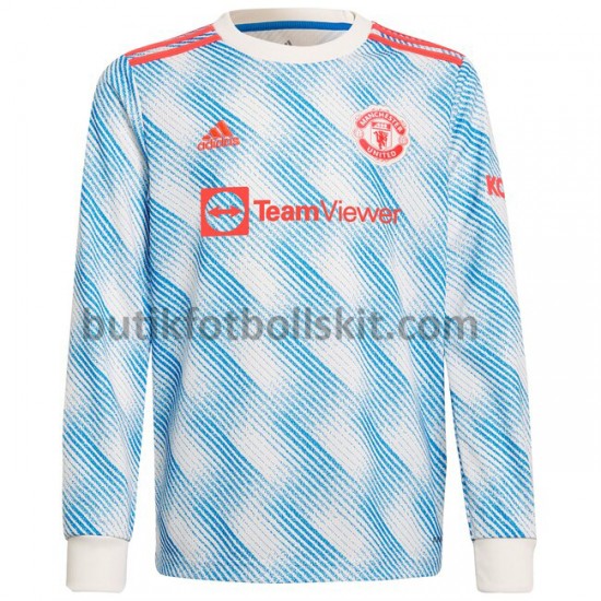 Manchester United Borta Matchtröja 2021/22 Långärmad