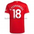 Manchester United Bruno Fernandes 18 Hemma Matchtröja 2021/22 Kortärmad