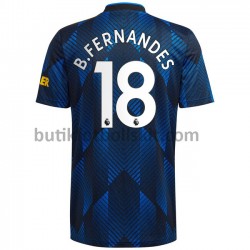 Manchester United Bruno Fernandes 18 Tredje Matchtröja 2021/22 Kortärmad