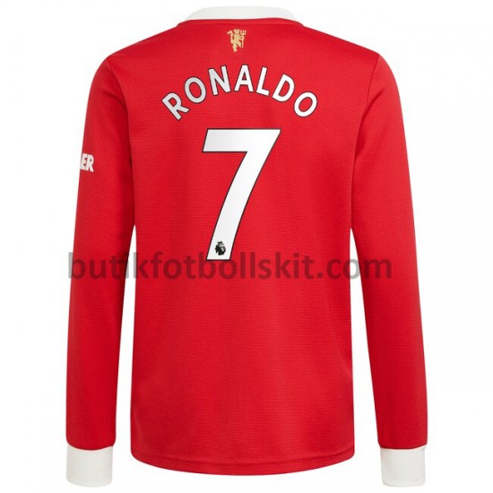 Manchester United Cristiano Ronaldo 7 Hemma Matchtröja 2021/22 Långärmad