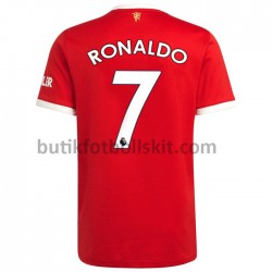 Manchester United Cristiano Ronaldo 7 Hemma Matchtröja 2021/22 Kortärmad