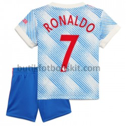 Manchester United Cristiano Ronaldo 7 Barn Borta Matchtröja 2021/22 Kortärmad