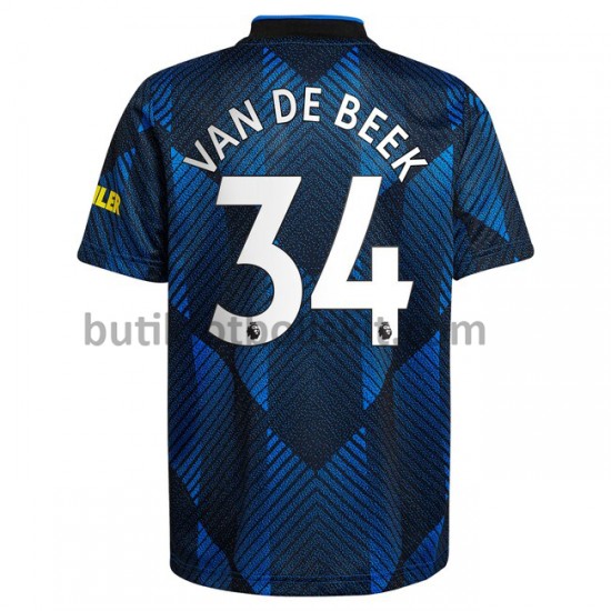Manchester United Donny van de Beek 34 Tredje Matchtröja 2021/22 Kortärmad