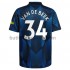 Manchester United Donny van de Beek 34 Tredje Matchtröja 2021/22 Kortärmad