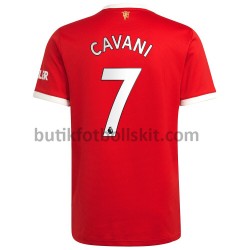 Manchester United Edinson Cavani 7 Hemma Matchtröja 2021/22 Kortärmad