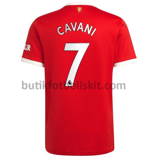 Manchester United Edinson Cavani 7 Hemma Matchtröja 2021/22 Kortärmad