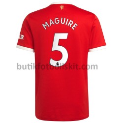 Manchester United Harry Maguire 5 Hemma Matchtröja 2021/22 Kortärmad