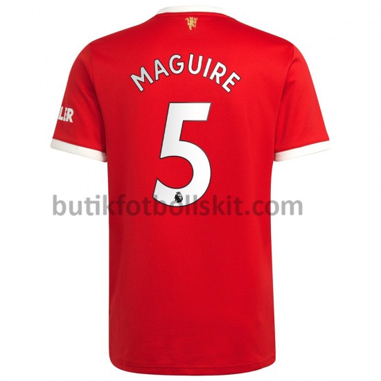 Manchester United Harry Maguire 5 Hemma Matchtröja 2021/22 Kortärmad