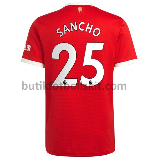 Manchester United Jadon Sancho 25 Hemma Matchtröja 2021/22 Kortärmad