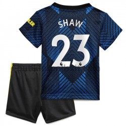 Manchester United Luke Shaw 23 Barn Tredje Matchtröja 2021/22 Kortärmad