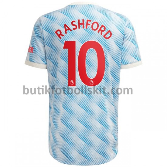 Manchester United Marcus Rashford 10 Borta Matchtröja 2021/22 Kortärmad