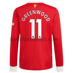 Manchester United Mason Greenwood 11 Hemma Matchtröja 2021/22 Långärmad