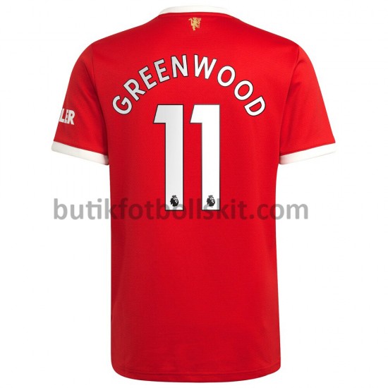 Manchester United Mason Greenwood 11 Hemma Matchtröja 2021/22 Kortärmad