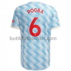 Manchester United Paul Pogba 6 Borta Matchtröja 2021/22 Kortärmad