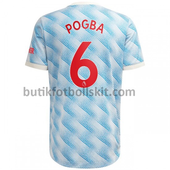 Manchester United Paul Pogba 6 Borta Matchtröja 2021/22 Kortärmad