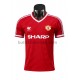 Manchester United Retro Hemma Matchtröja 1986 Kortärmad