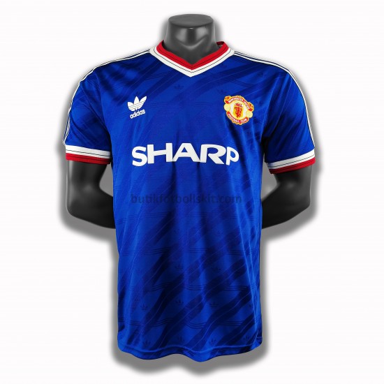 Manchester United Retro Tredje Matchtröja 1986 Kortärmad