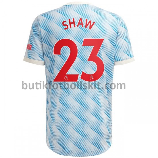 Manchester United Shaw 23 Borta Matchtröja 2021/22 Kortärmad