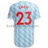 Manchester United Shaw 23 Borta Matchtröja 2021/22 Kortärmad