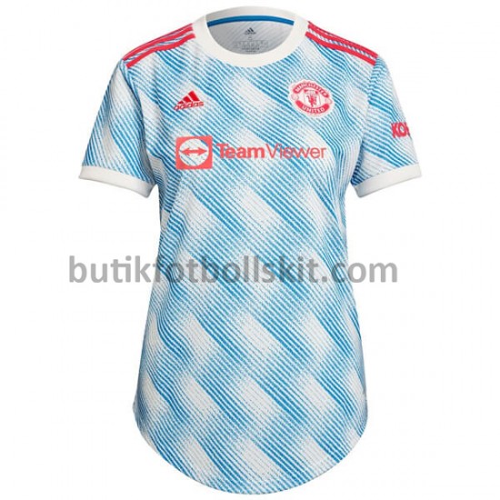 Manchester United Dam Borta Matchtröja 2021/22 Kortärmad