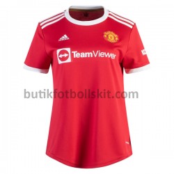 Manchester United Dam Hemma Matchtröja 2021/22 Kortärmad