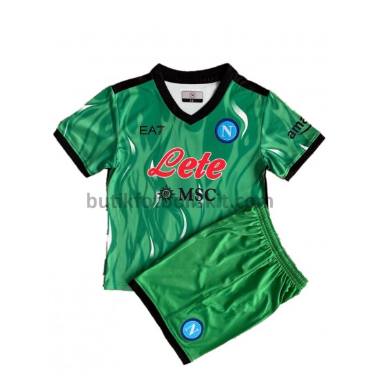 SSC Napoli Målvakt Barn Hemma Matchtröja 2021/22 Kortärmad