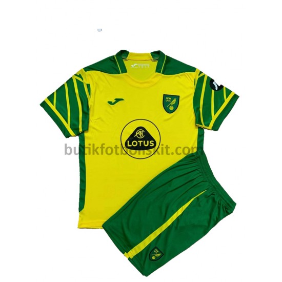 Norwich City Barn Hemma Matchtröja 2021/22 Kortärmad
