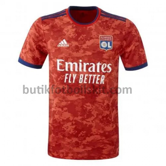 Olympique lyonnais Borta Matchtröja 2021/22 Kortärmad
