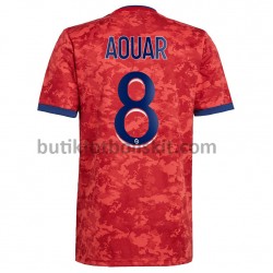 Olympique lyonnais Houssem Aouar 8 Borta Matchtröja 2021/22 Kortärmad