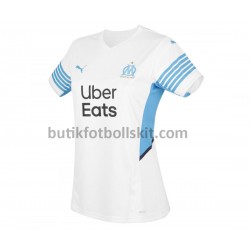 Olympique de Marseille Damen Hemma Matchtröja 2021/22 Kortärmad