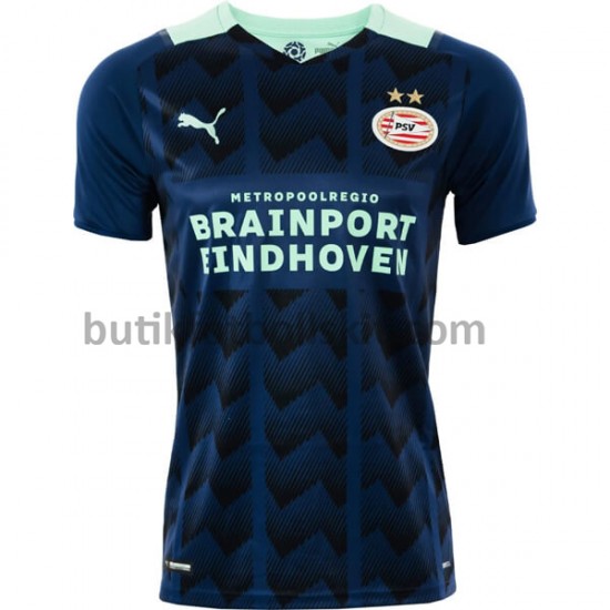 PSV Eindhoven Borta Matchtröja 2021/22 Kortärmad