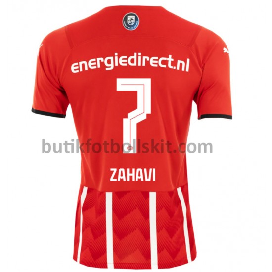PSV Eindhoven Eran Zahavi 7 Hemma Matchtröja 2021/22 Kortärmad