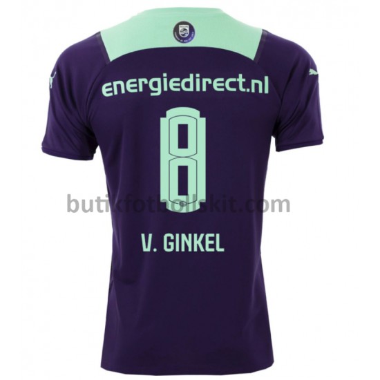 PSV Eindhoven Marco van Ginkel 8 Borta Matchtröja 2021/22 Kortärmad
