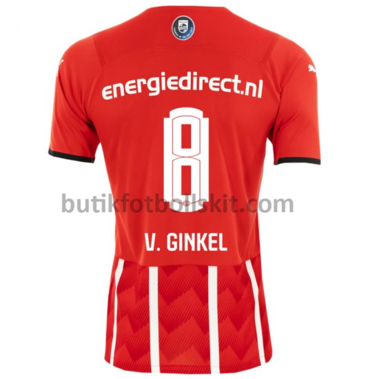 PSV Eindhoven Marco van Ginkel 8 Hemma Matchtröja 2021/22 Kortärmad