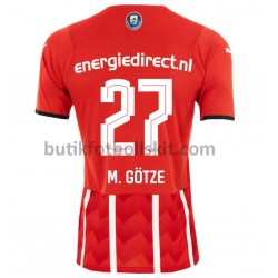 PSV Eindhoven Mario Götze 27 Hemma Matchtröja 2021/22 Kortärmad