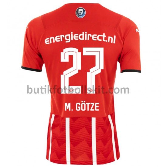 PSV Eindhoven Mario Götze 27 Hemma Matchtröja 2021/22 Kortärmad