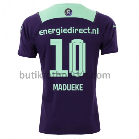 PSV Eindhoven Noni Madueke 10 Borta Matchtröja 2021/22 Kortärmad