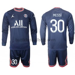 Paris Saint-Germain MESSI 30 Barn Hemma Matchtröja 2021/22 Långärmad