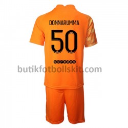 Paris Saint-Germain Målvakt Gianluigi Donnarumma 50 Barn Hemma Matchtröja 2021/22 Kortärmad