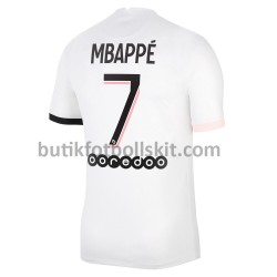 Paris Saint-Germain Kylian Mbappé 7 Borta Matchtröja 2021/22 Kortärmad