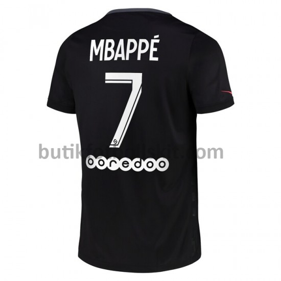 Paris Saint-Germain Kylian Mbappé 7 Tredje Matchtröja 2021/22 Kortärmad