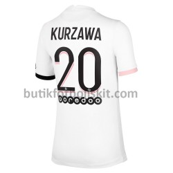 Paris Saint-Germain Layvin Kurzawa 20 Borta Matchtröja 2021/22 Kortärmad