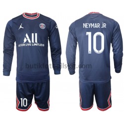Paris Saint-Germain Neymar JR 10 Barn Hemma Matchtröja 2021/22 Långärmad