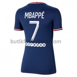 Paris Saint-Germain Kylian Mbappé 7 Dam Hemma Matchtröja 2021/22 Kortärmad