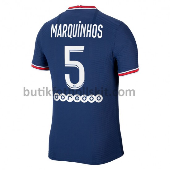 Paris Saint-Germain Marquinhos 5 Hemma Matchtröja 2021/22 Kortärmad