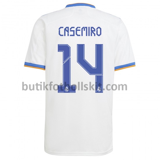 Real Madrid Casemiro 14 Hemma Matchtröja 2021/22 Kortärmad