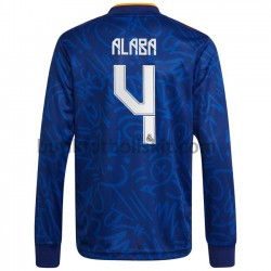 Real Madrid David Alaba 4 Borta Matchtröja 2021/22 Långärmad