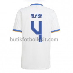 Real Madrid David Alaba 4 Hemma Matchtröja 2021/22 Kortärmad