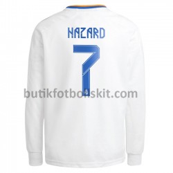 Real Madrid Eden Hazard 7 Hemma Matchtröja 2021/22 Långärmad
