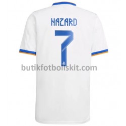 Real Madrid Eden Hazard 7 Hemma Matchtröja 2021/22 Kortärmad